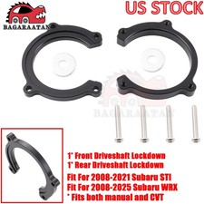 Pair Driveshaft Lockdown Aluminum For 2008-2025 Subaru WRX Impreza 2008-2021 STI picture