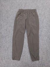 Athleta Jogger Pants Womens 4 Gray Zip Pockets Pull On Athletic Hiking Travel picture