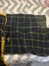 Vintage Scottish Men's Kilt - Modern Campbell with Matching Plaid picture