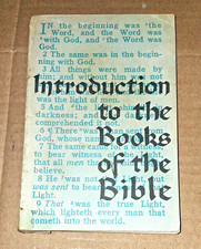 Introduction to the Books of the Bible Drewes Hardcover Illustrated 1929 CPH picture