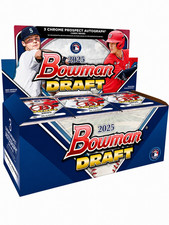 2025 BOWMAN DRAFT CHROME HOBBY JUMBO BOX (3 AUTOs) MLB Baseball Brand New QTY picture