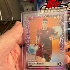 Topps Finest UEFA Europa League Gianluca Mancini AS Roma #282 04/20 picture