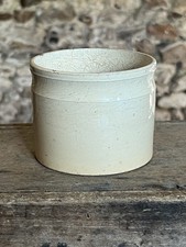 Antique French Ironstone Creil et Montereau Confiture Pot picture