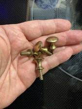 RARE 19th Century STLYE SOLID BRASS SMALL FEDERAL STYLE Original KNOBS Per knob picture
