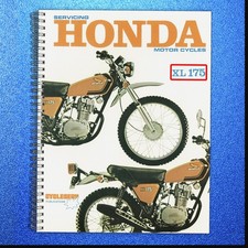 HONDA XL175 Cycleserv Manual - ROBUST LOOP BOUND - PROTECTIVE COVERS picture