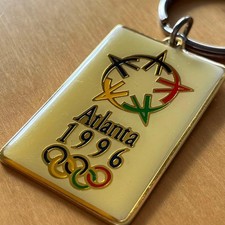 Vintage 1996 Atlanta Olympics Keychain Collectible Memorabilia Souvenir picture