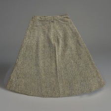Vintage Saks Fifth Avenue Textured Mod A-Line Twiggy CONMAR Hook Loop 60s Skirt  picture