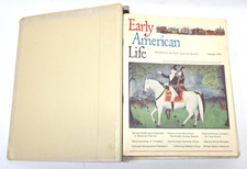 Vintage Early American Life Magazine Binder 8 Issues 1976-77 Prepping Homestead picture