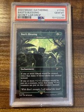 MTG✨BAST’S BLESSING (Primal Vigor)✨SLD X Black Panther PSA 10 RARE Enchantment picture