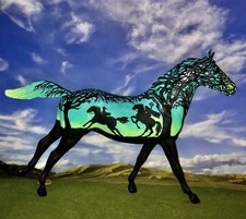 OOAK Breyer cm Custom Halloween Horse Phar Lap Headless Horseman/ Icabod Crane * picture