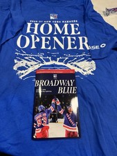 2026-27 NY Rangers Home Opener SGA Shirt Xl And BOOK 10/1 MSG New York MSG NHL picture