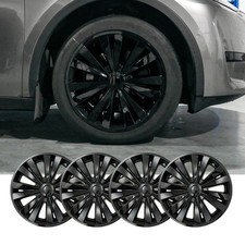 For 2020-2024 Tesla Model Y Wheel Hub Caps Wheel Covers 19 Inch Hubcaps 4 PCS picture