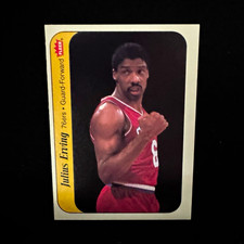 Fleer 1986 Fleer Stickers Julius Erving #5 of 11 Philadelphia 76ers Sticker picture