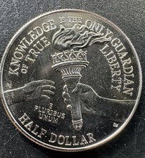 Privy KNOWLEDGE ONLY GUARDIAN TRUE LIBERTY Half Dollar Coin Presale & Trump US $ picture