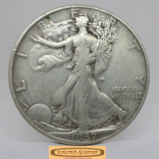 1937 Walking Liberty Half Dollar, 90% Silver - #C63359NQ picture