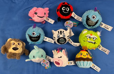 LOT 10 PBJs Plush Stress Ball Jellies CYCLOPZ Zoobra RAINBOW Dottie BOOGER ++ picture