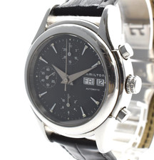 HAMILTON H18516731  Vintage Automatic Linwood Chronograph Black Dial picture