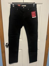Men’s Signature Levi Strauss Ultimate Flex Stretch Slim Black Jeans  30x30 picture