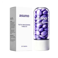 Asuno Official Teeth Whitening Tablets With Menthol, Xylitol & Grape Extract picture