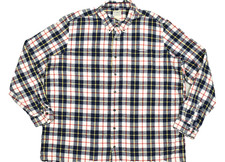 L.L. Bean Traditional Fit Plaid Cotton Flannel Long Sleeve Shirt Size XXXL Tall picture