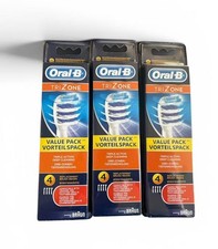 Oral-b Trizone Toothbrush Heads Pack Of 12 Replacement Refills White picture