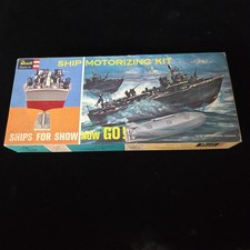 99% Complete Vintage 1963 Revell Model Ship Motorizing Kit # H404 picture