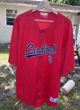 Vintage EUC True Fan Genuine MLB St. Louis Cardinals Jersey Men's Size XL picture