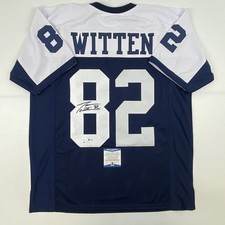 Autographed/Signed Jason Witten Dallas Thanksgiving Day Jersey Beckett COA picture