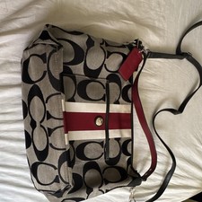 Coach Vintage Brown Soho Patchwork Signature C Satchel/Tote Bag picture