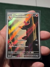 Pokemon Charmeleon 169/165 Illustration Rare 151 NM Full Art Holo picture