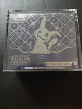 CRISPY Pokemon Paldean Fates ETB Sealed W/ Acrylic Case picture