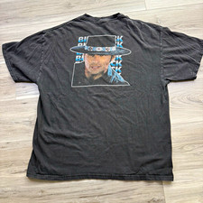 Vintage Billy Jack Is Back Movie Promo T Shirt XL Hanes graphic  Faded Black  picture