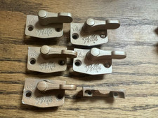 Vintage / Obsolete Pella Double Hung Window Locks Bronze copper  Original Pella picture