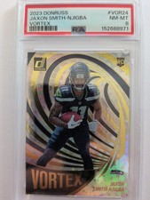 2023 Donruss Jaxon Smith Njigba Vortex PSA 8 picture