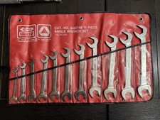 NOS  - UNUSED  - Bonney B-80748 11 pc SAE combination wrench set 3/8