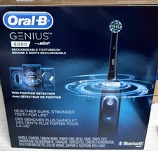 ⚡️Oral-B Genius Pro 8000 Rechargeable Toothbrush By Braun -Black picture