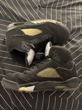 Jordan 5 Mens Size 8.5 Used Good Condition Black Gray No Box Ships Usps picture