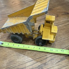 Ertl 1:64 Westinghouse Vintage Yellow Diecast Metal Dump Truck Yellow Vintage picture