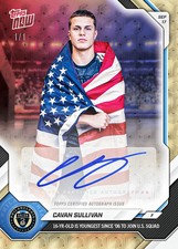 2026 Topps Now Cavan Sullivan MLS 1/1 Gold Vinyl Auto CHANCE Presale Read Desc picture