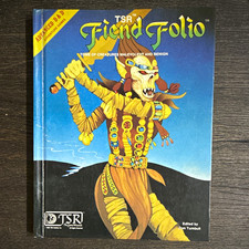 TSR Fiend Folio Tome of Creatures AD&D Dungeons & Dragons 1981 TSR 2017 picture