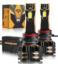AUXBEAM Canbus HIR2 9012 LED Headlight Bulbs White High/Low Beam 130W 120W 60W picture