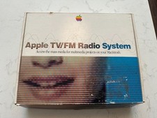 Rare Vintage Apple TV/FM Radio System In Box w Remote For Mac M4586LL/A picture
