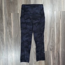 Lululemon Speed Up Crop 21 Heritage 365 Camo Deep Coal Multi Leggings Size 4 picture
