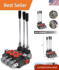 3 Spool Hydraulic Control Valve 11GPM Hydraulic Directional Control Valve Dou... picture