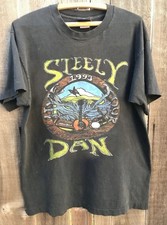Steely Dan Band 1993 Rare Graphic Charcoal Cotton Unisex T Shirt S-5XL picture