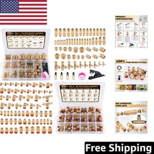 136 PC  Brass Air Line Fittings: High-Temperature & Corrosion Resistant picture