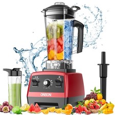 ONSON 1800W High-Speed Countertop Blender, Red-05 picture