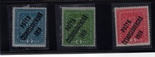 Czechoslovakia B18, B20, B23 mint semipostal stamps picture