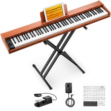 Donner DEP-1S Digital Piano 88 Key Semi-Weighted 128 Tone 100 Rhythms & 1* Pedal picture