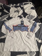 Hellstar Long Sleeve Crew Neck *White/blue* Size XL Brand New With Tags And NFC* picture